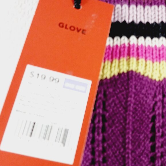NWT Missoni For Target "Rare" Long Gloves, Passion Purple, One Size - Picture 14 of 14